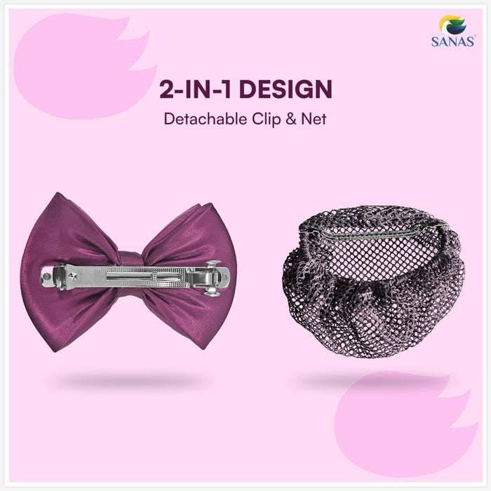 Elegant bow hair clip for women hair accessories for women
