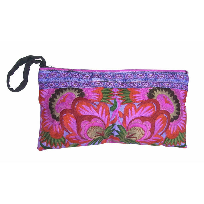 Sarita Hmong Embroidered Wristlet - Thailand