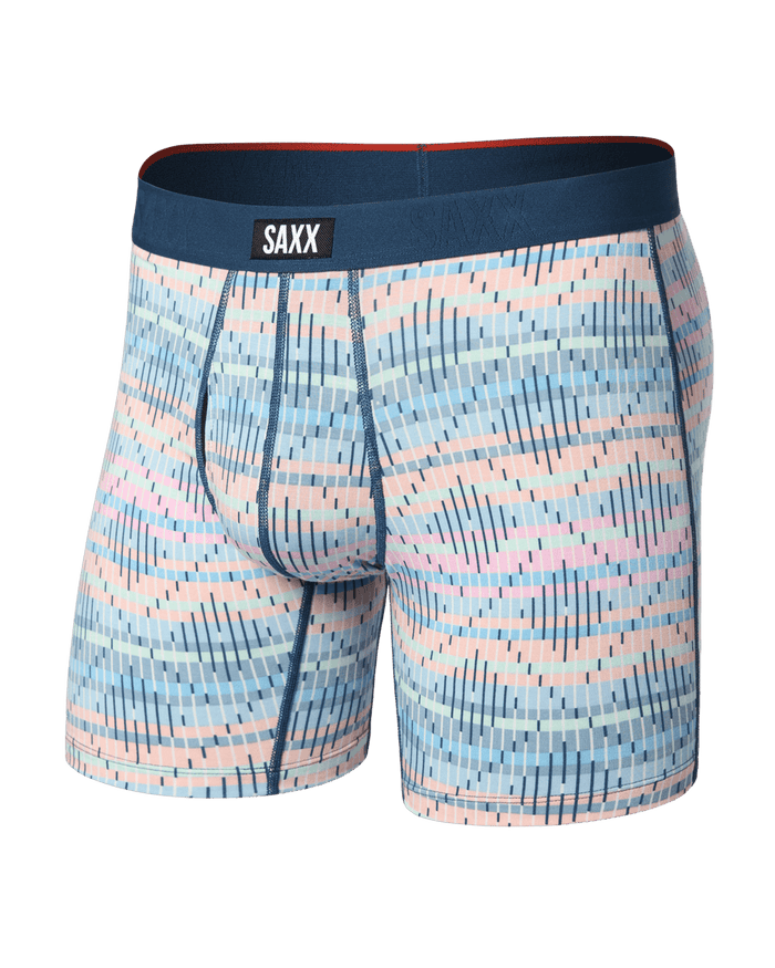 Saxx Men's Vibe Xtra Soft Comfort Boxer Brief 6" Apparel SAXX Summer Weave/Multi Small