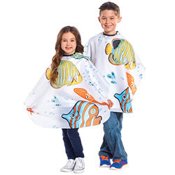SCALPMASTER TROPICAL FISH CUTTING KID CAPE # 4056 - Palms Fashion Inc.