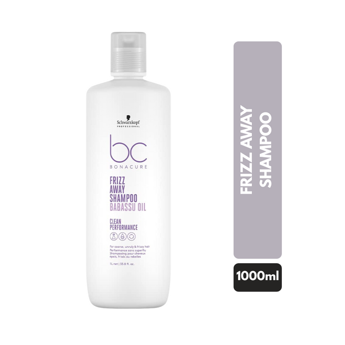 Schwarzkopf Professional Bonacure Frizz Away Shampoo With Babassu Oil (1000ml)