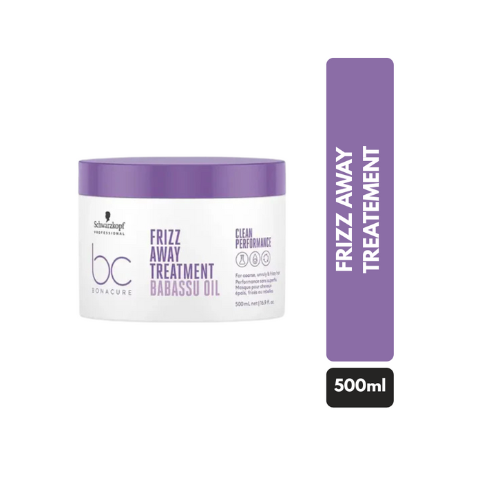 Schwarzkopf Professional Bonacure Frizz Away treatement Babassu 500Ml