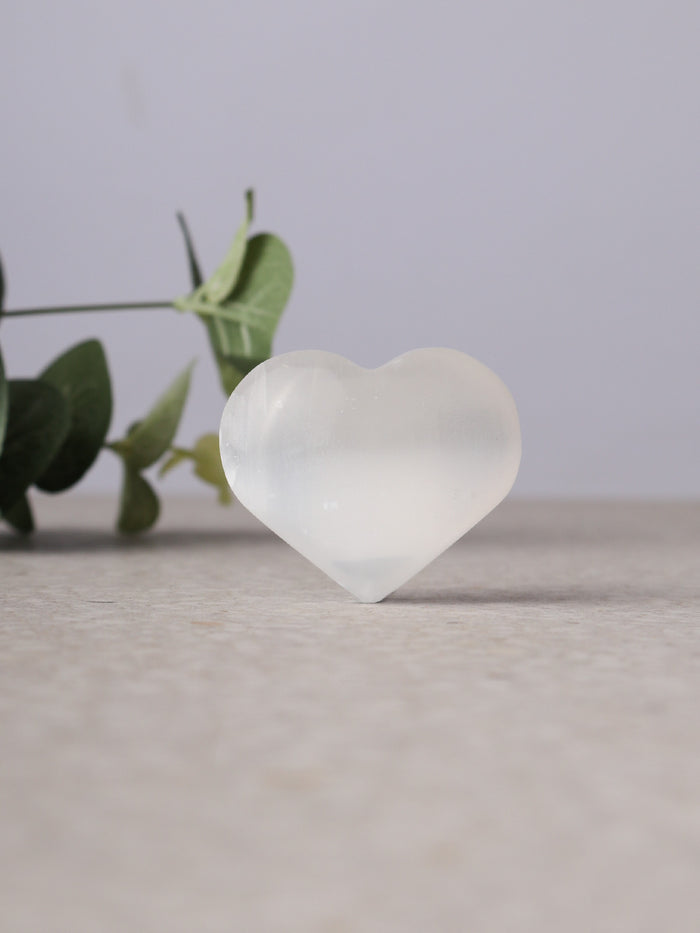 Selenite Crystal - Assorted shapes | Heart-Image 1