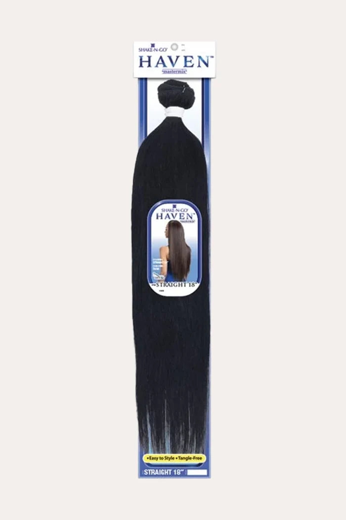 SHAKE N GO ORGANIQUE HAIR WEAVE BUNDLE HAVEN -  STRAIGHT 18"