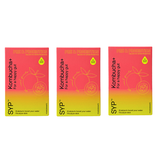 Shake Your Plants Kombucha+ Pomegranate 3 Pack Set - Beauty Tribe