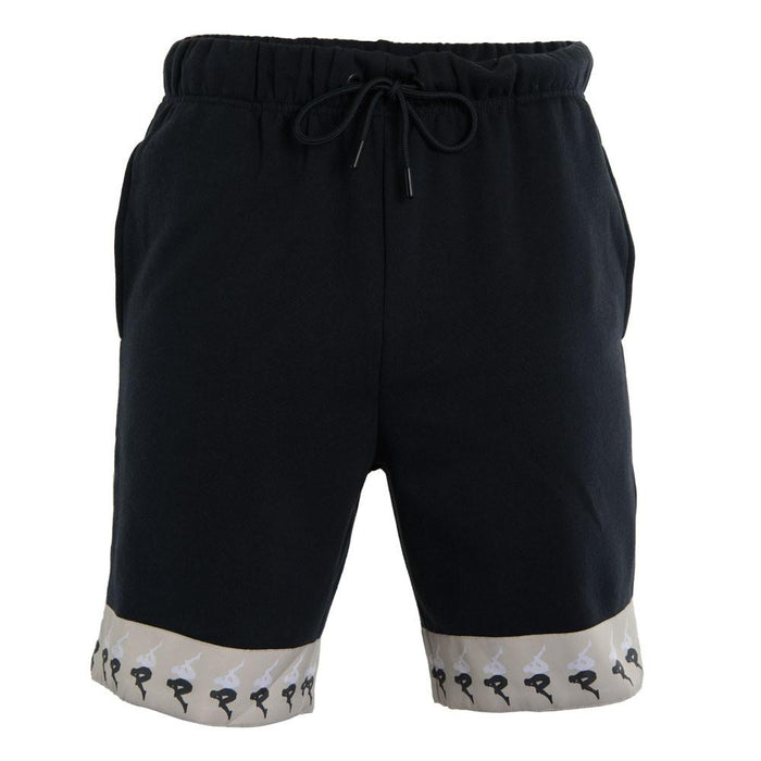 Short Men Black Banda Leg