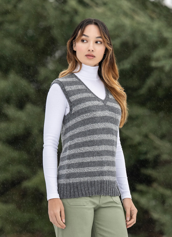 Skyline Vista Vest by Melissa LaBarre - Knit Along