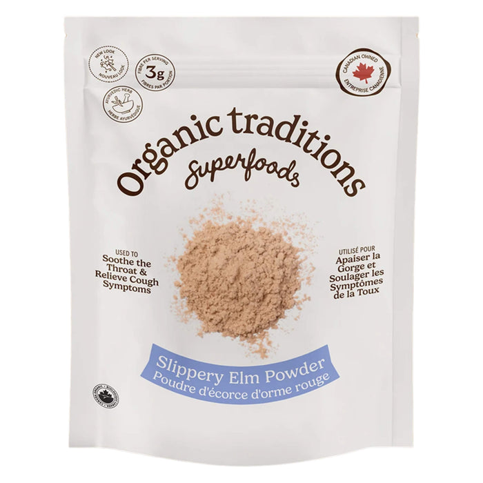 Package of Organic Traditions Slippery Elm Bark Powder 200g