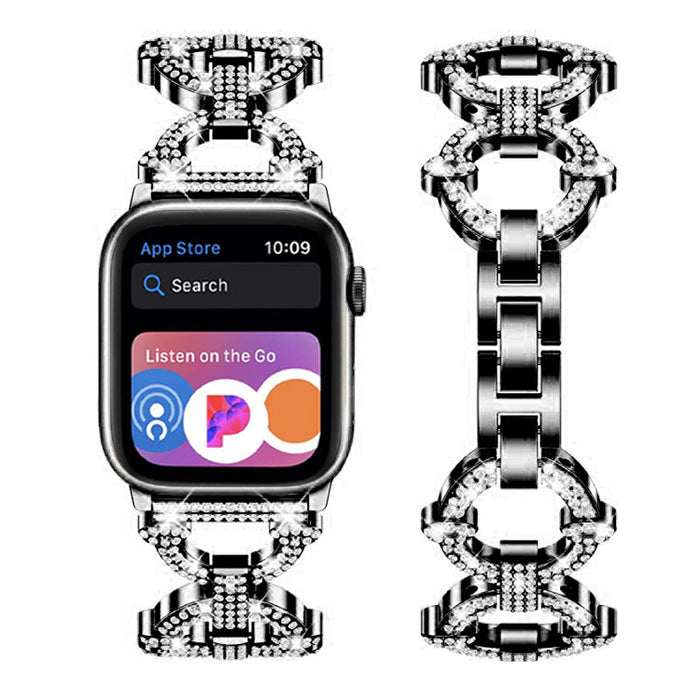 Sparkle Mode Stainless Steel Link Band For Apple Colors Available â Activate Sparkle Mode and let your accessories do the talking.