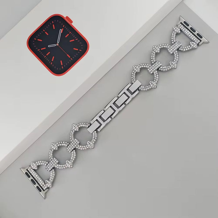 Sparkle Mode Stainless Steel Link Band For Apple Colors Available â Activate Sparkle Mode and let your accessories do the talking.