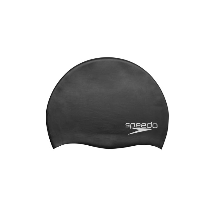 Speedo Junior Silicone Cap Accessories Speedo Black