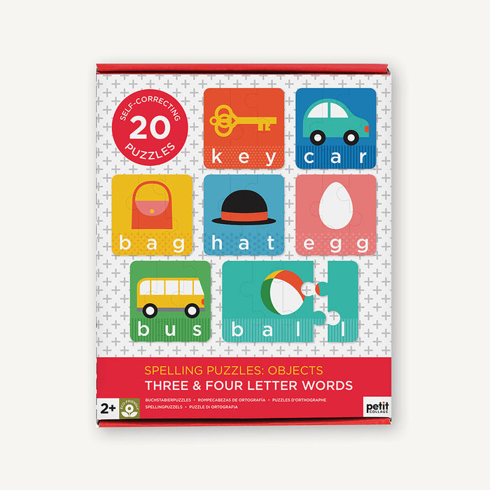 Petit Collage - Spelling Puzzles - Objects