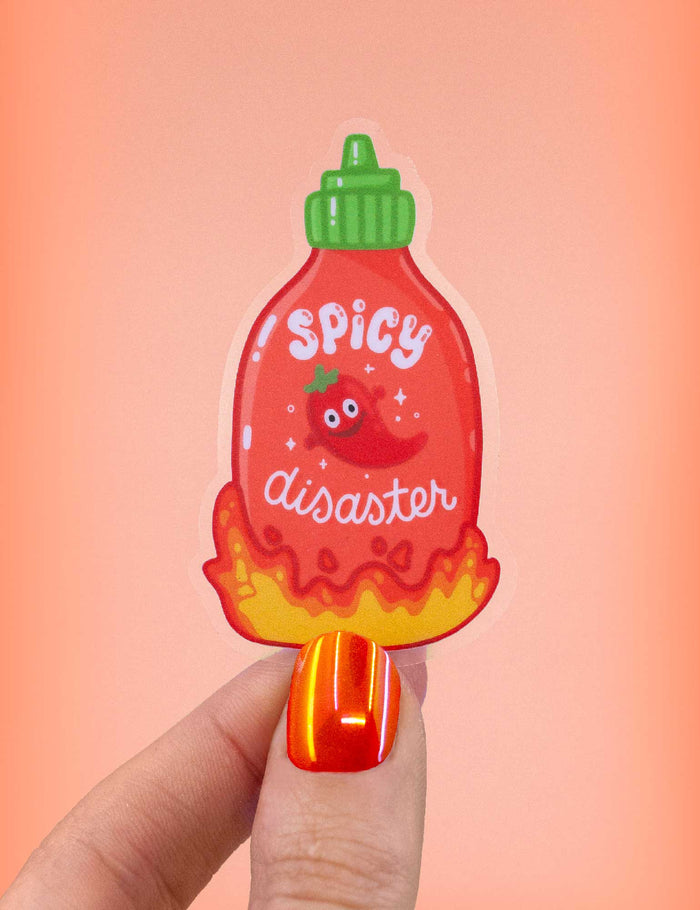 Spicy Disaster vinyl STICKER