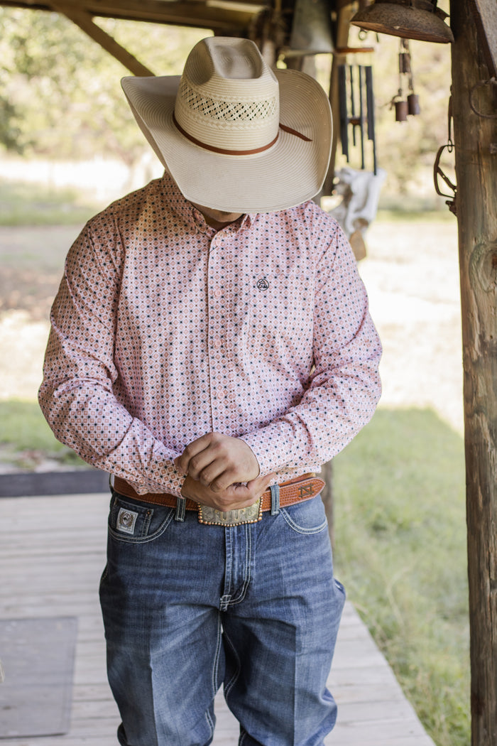 Spring Popping Button Up