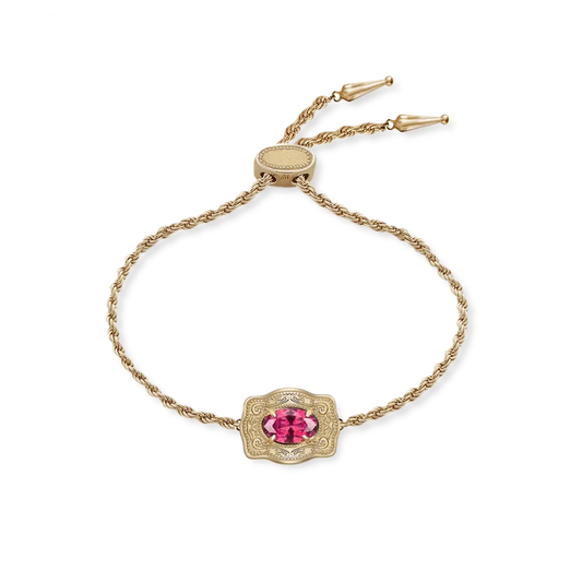 SpurWest Ultra Mini Belt Buckle Bracelet - Gold -July