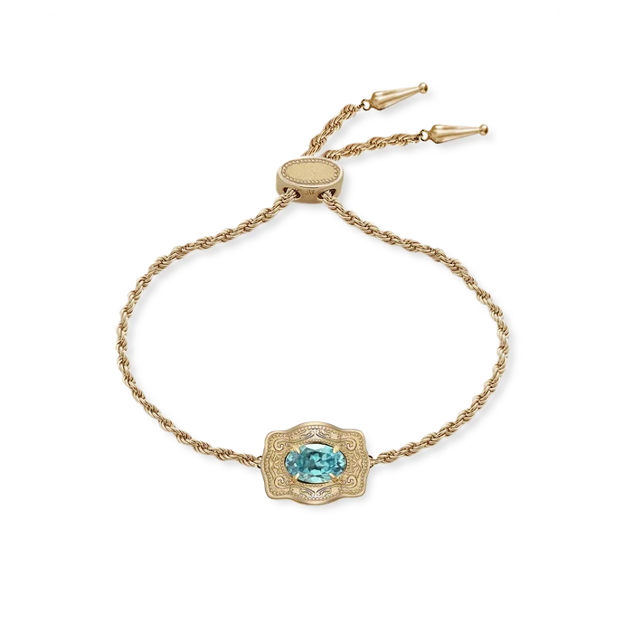 SpurWest Ultra Mini Belt Buckle Bracelet - Gold -March