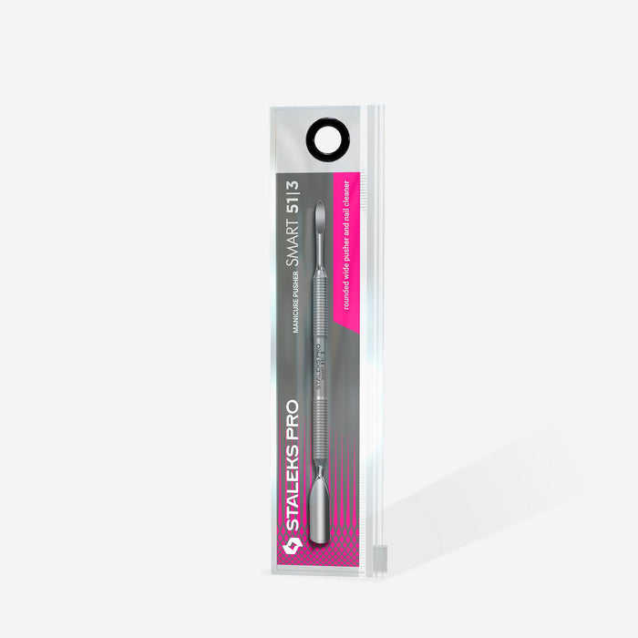 Staleks cuticle pusher - SMART 51 TYPE 3 (rounded wide pusher and nail cleaner)-Cuticle Pushers-STALEKS PRO-Gel Essentialz