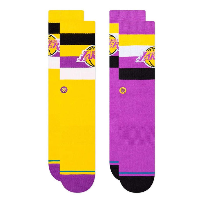 Stance Sock 2 Pack Lakers Purple