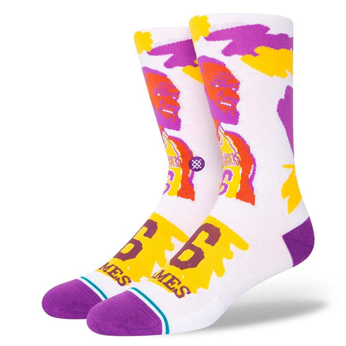 Stance Sock Men Paint LeBron James White