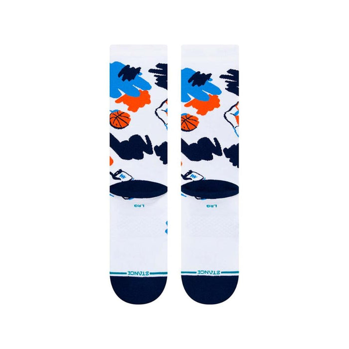 Stance Sock Men Paint Luka White