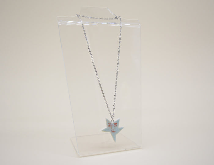 Star Face Necklace