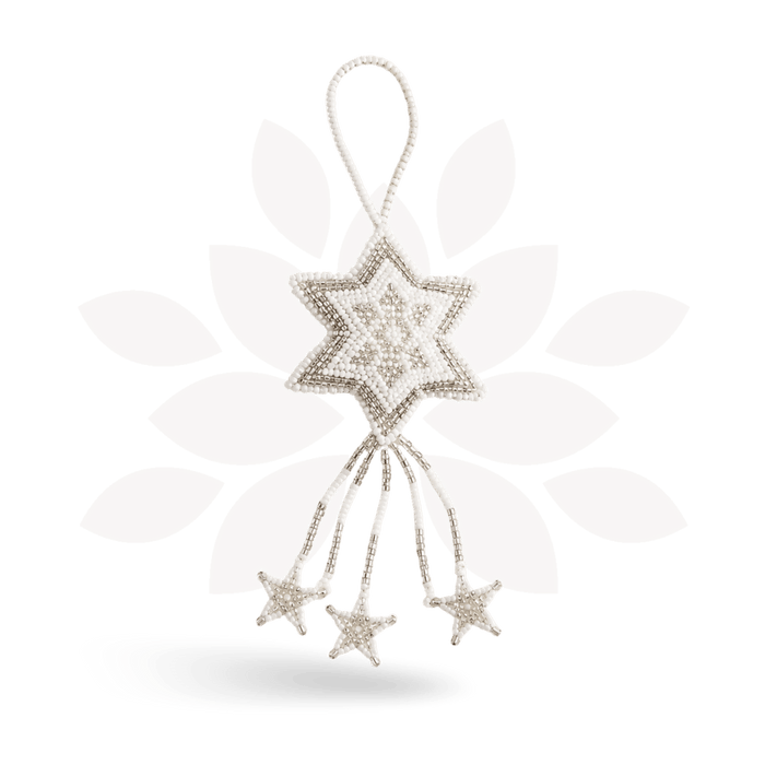 Star Seed Bead Handmade Ornament - Guatemala