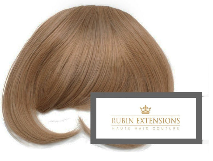 Clip-in Fringe / Stirnfransen  Extensions - Hellbraun Karamell