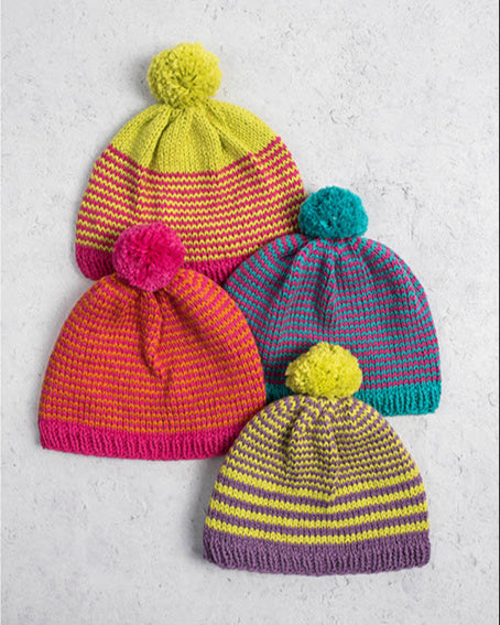 Stockington Striped Baby Hat by Nancy Ekvall