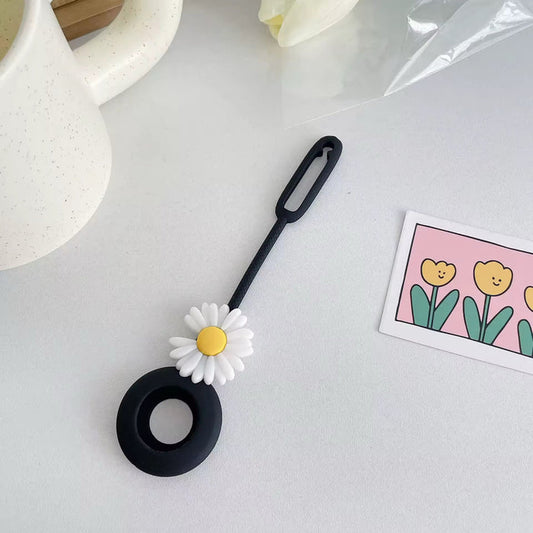 Sweet Daisy Silicone AirTag Holder Multiple Colors Available — Sweet Daisy AirTag Holder – Cute & Functional Protection Keep track of what matters most in style!