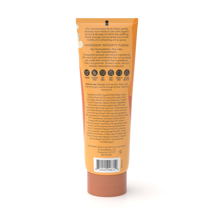 Sweet Orange Body Wash - ingredients