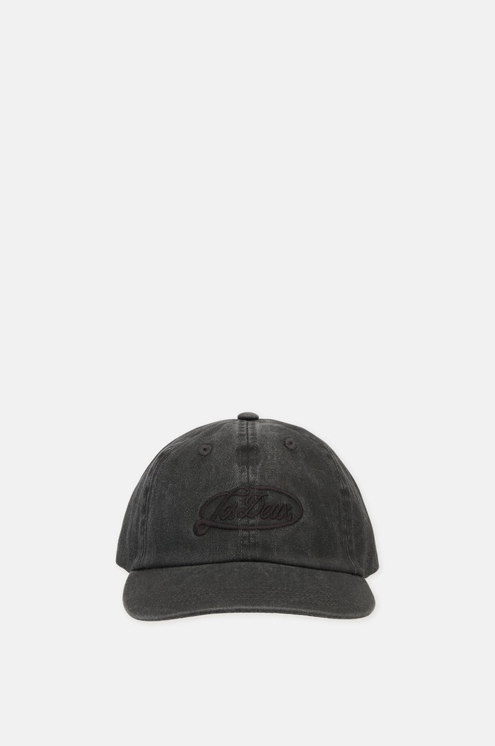 Les Deux Swirl Dad Cap Black.