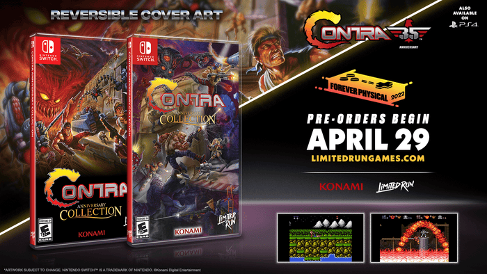 Switch Limited Run #140: Contra Anniversary Collection