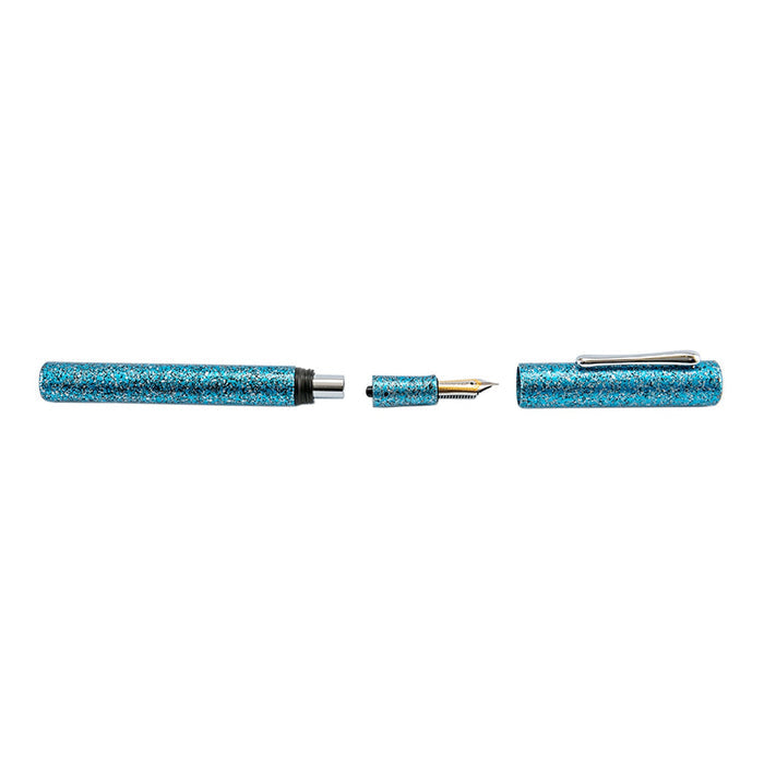 Taccia Granite Stone Fountain Pen - Blue CT