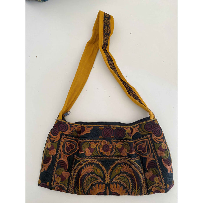 Tahj Crossbody Embroidered Hmong Bag - Thailand