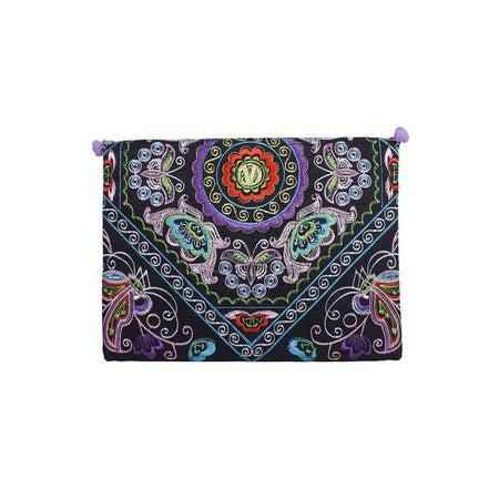 Tassel Embrodiered Handmade Clutch - Thailand