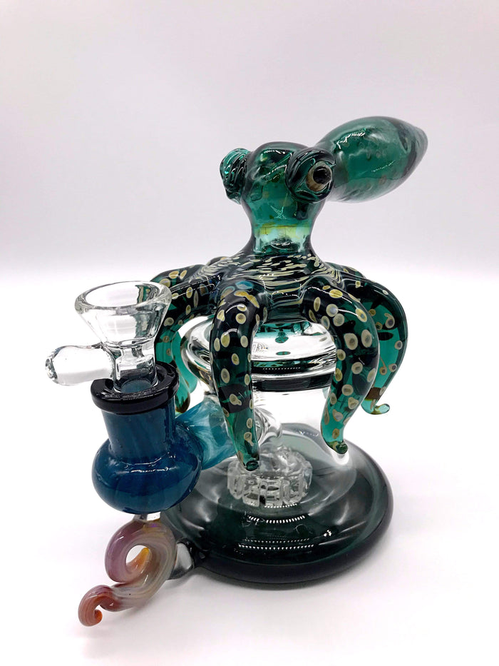 Smoke Station Water Pipe Tattoo Glass Thick Octopus Banger Hanger