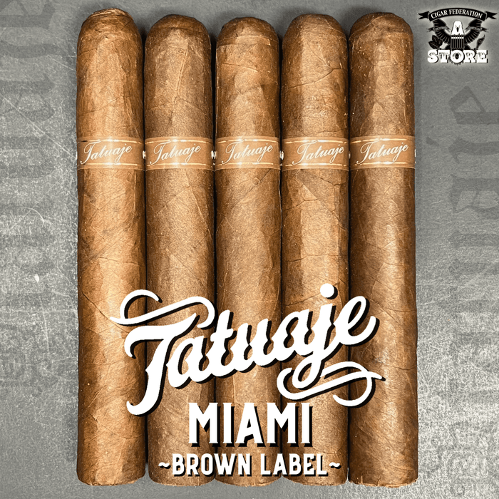 TATUAJE MIAMI (BROWN LABEL) - Cigar Federation