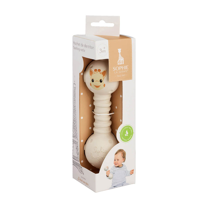 teething rattle in packaging