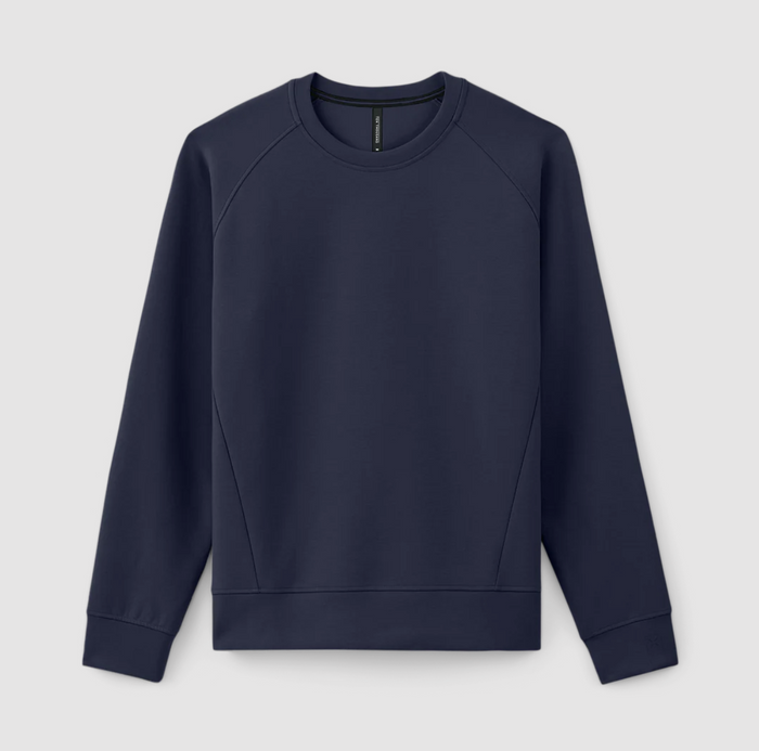 Ten Thousand Men's Midweight Tech Fleece Crew Apparel Ten Thousand Navy Small
