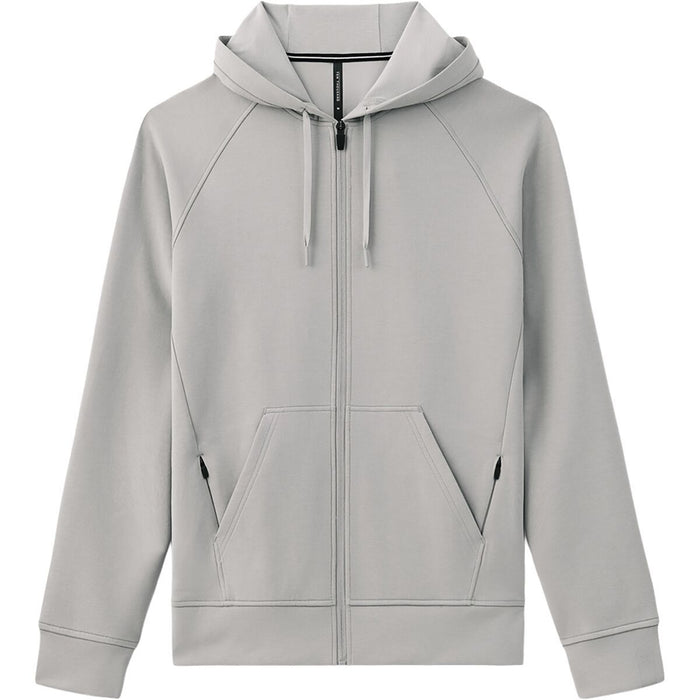 Ten Thousand Men's Midweight Tech Full Zip Hoodie Apparel Ten Thousand Medium Grey Small