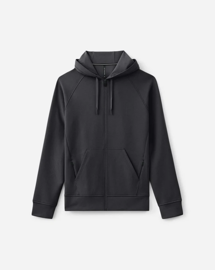 Ten Thousand Men's Midweight Tech Full Zip Hoodie Apparel Ten Thousand Black Small