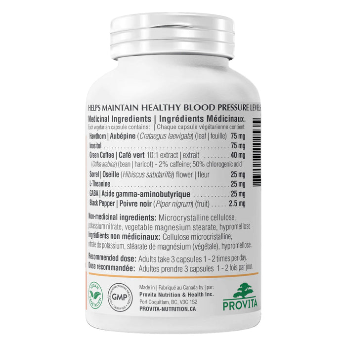 Bottle of Provita Tensopril BP™ Back