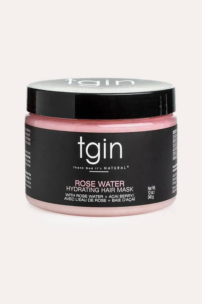 TGIN ROSE WATER HYDRATING HAIR MASK 12oz - BSW BEAUTY CANADA