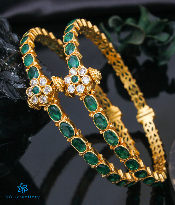 The Arohi Silver Kemp Bracelet (Size /2.2/2.4/2.6)