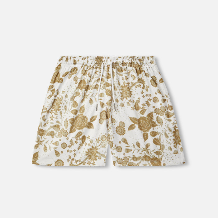 The Drip Shop Kids' Golden Leaves Shorts Apparel The Drip Shop