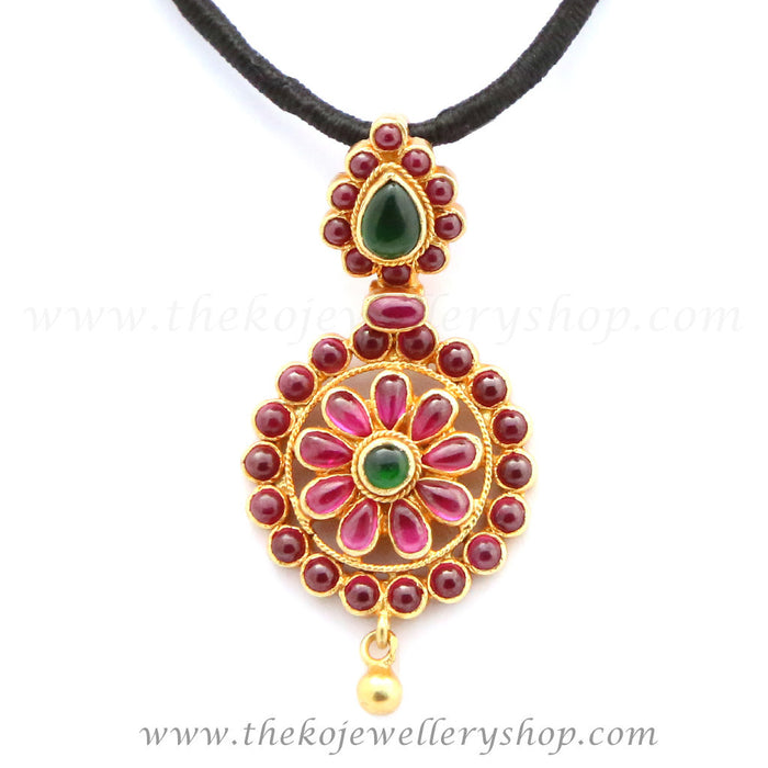 Floral pattern gold dipped pure silver shop online