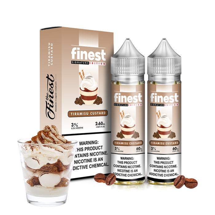 The Finest E-Juice Tiramisu Custard