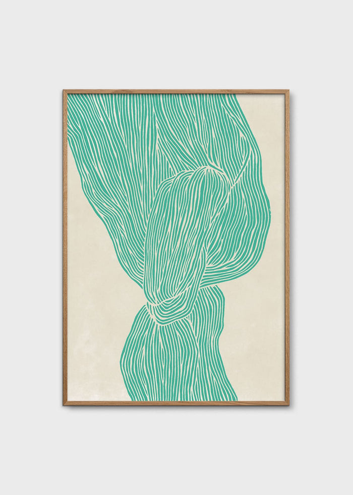 The Line - Green by Rebecca Hein