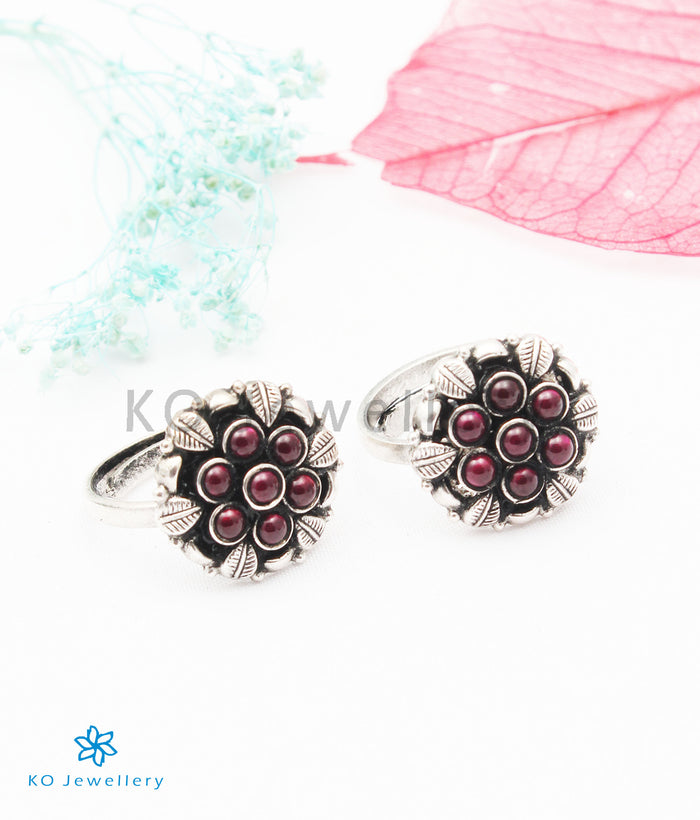 The Malhar Silver Kemp Toe-Rings (Oxidised)