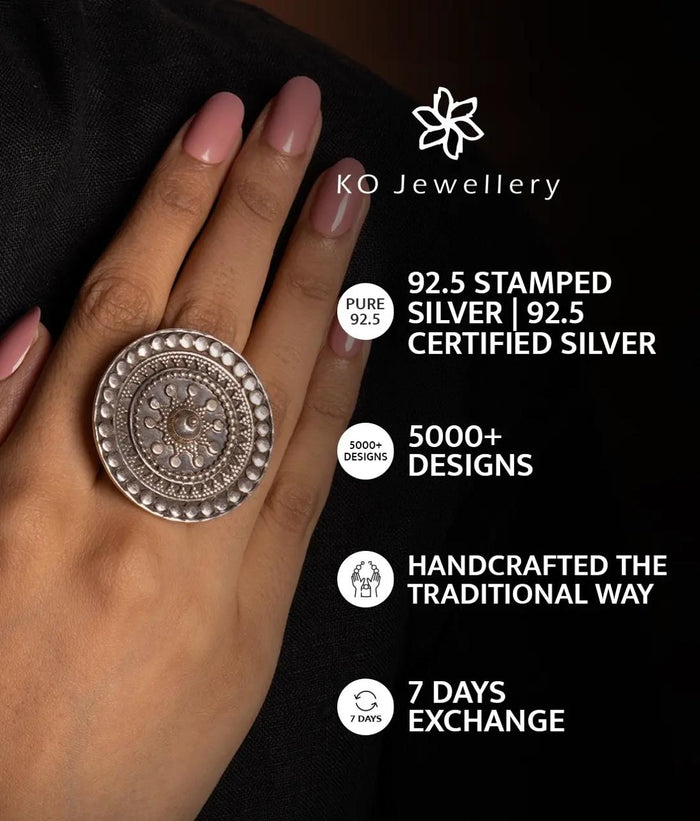 The Virat Gandaberunda Silver Brooch (2 tone)
